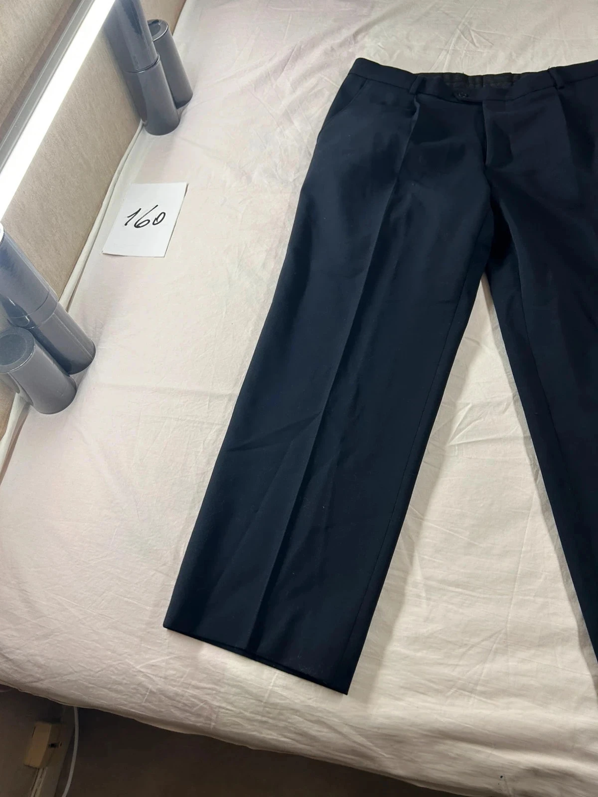 Calça de fato reta canaletto – photo 3